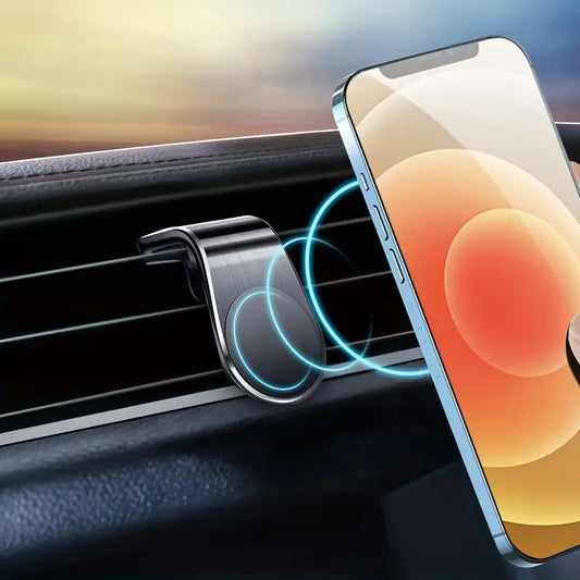 Suport telefon magnet auto in forma de L, accesoriu auto, accesorii de birou, rechizite scolare, cadou perfect de Craciun sau ziua de nastere.