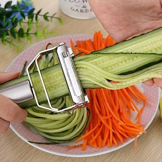 Mașină de curățat cartofi/curățător multifuncțional din oțel inoxidabil, decojie fructe și legume cu funcție Julienne