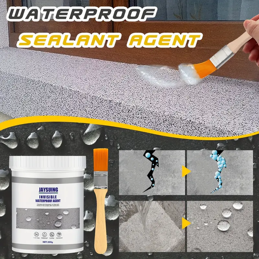 Acoperire impermeabilă, emulsie de izolare invizibilă 300 g, etanșant transparent de izolare, adeziv impermeabil pentru uz interior și exterior, baie, pereți