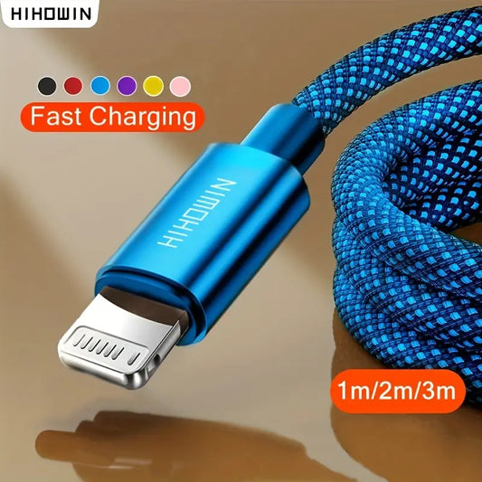 Cablu de sincronizare de date USB rapid super lung pentru iPhone 14 13 12 11 Pro Max SE X 8 7 6 Cablu de încărcare pentru încărcător iPad