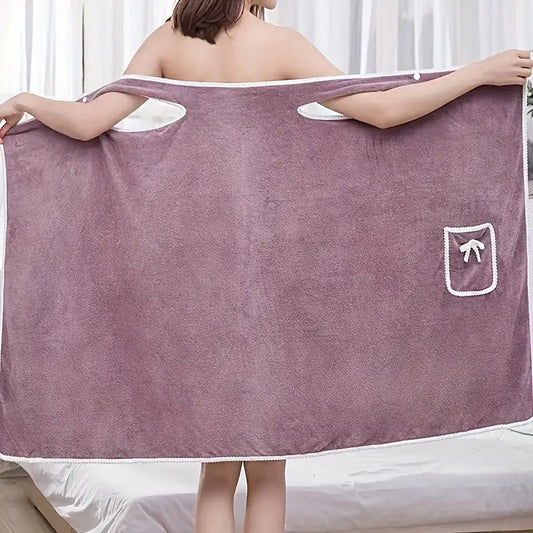 Prosop portabil din microfibră moale, absorbant, cu uscare rapidă, prosop de baie din bumbac pur Rochie de baie rochie de plajă
