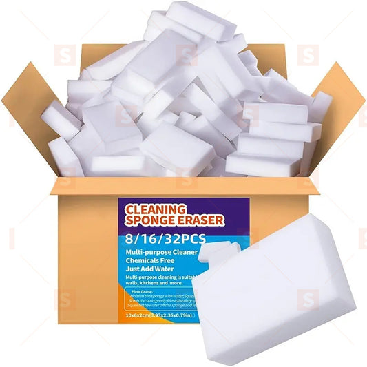Burete magic de curățare, spumă de curățare, burete de curățare multifuncțional de uz casnic, burete de spălat vase de bucătărie, potrivit pentru mobilă, baie, cadă, chiuvetă.