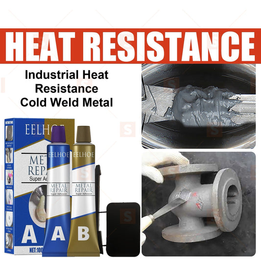 Lipici lichid pentru metale, Lipici AB la temperatură înaltă, Lipici pentru repararea metalelor, Pastă pentru repararea metalelor pentru radiatoare, Umplutură metalică pentru repararea metalelor