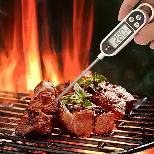 1 bucata. termometru digital pentru alimente termometru pentru carne termometru pentru copt grătar bomboane bucătărie grătar afumător cuptor unt lapte iaurt accesorii de bucătărie (trebuie să cumperi baterii)