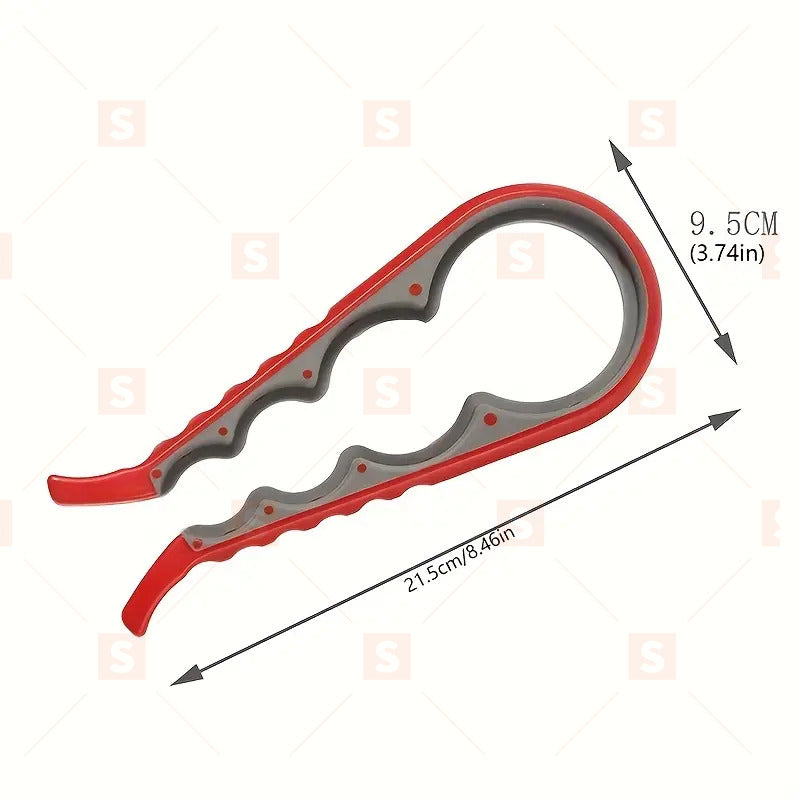 Отварачка за бутилки, Отварачка за консерви, Отварачка за капаци, Отварачка за консерви 4 в 1, Неплъзгаща се отварачка за буркани Отварачка за бутилки за възрастни хора Артрит