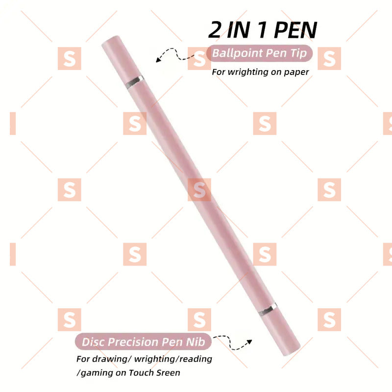 Стилус писалка за сензорни екрани, диск стилус писалка влакна стилус с магнитно прикрепена капачка, за IPhone/iPad Pro/Mini/Air/Android/Microsoft/Surface всички капацитивни сензорни екрани,