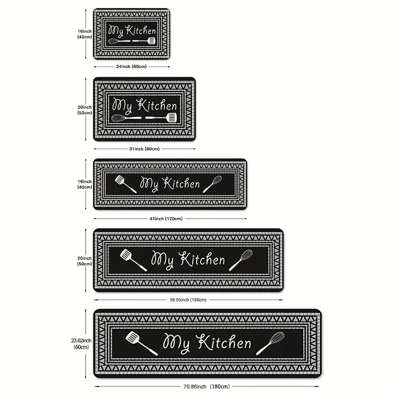 Неплъзгащи се дебели кухненски килими и изтривалки, Кухненска постелка против умора,домашна кухненска изтривалка, неплъзгаща се маслоустойчива изтривалка за крака, вътрешна изтривалка