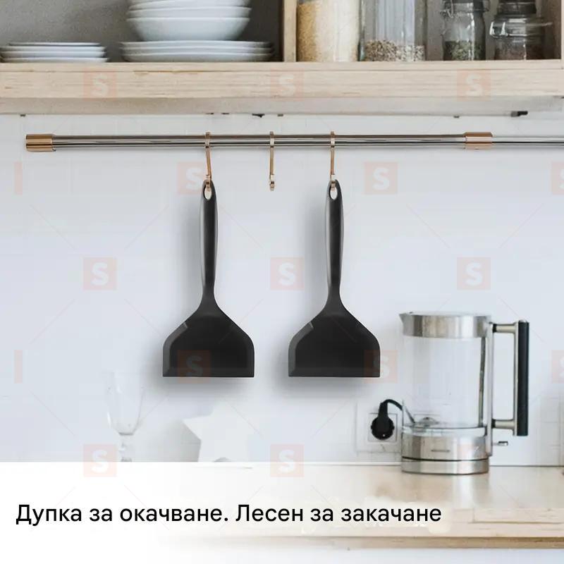 Шпатула за обръщане на яйца, 2 в 1 щипки за захващане и обръщане на шпатула, шпатула за пържени яйца, щипки за шпатула, обръщач на яйца, инструмент за готвене в домашна кухня