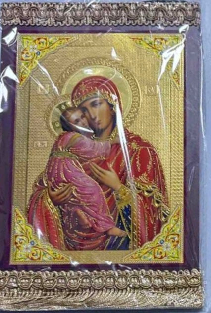 Статуетка на Светото семейство, католическа декоративна фигура от смола, религиозна скулптура на Рождество, подходяща за декорация на стена, лека и стилна висяща украса, идеална за рожден ден, кафене, сватба, подарък или декор за дома.