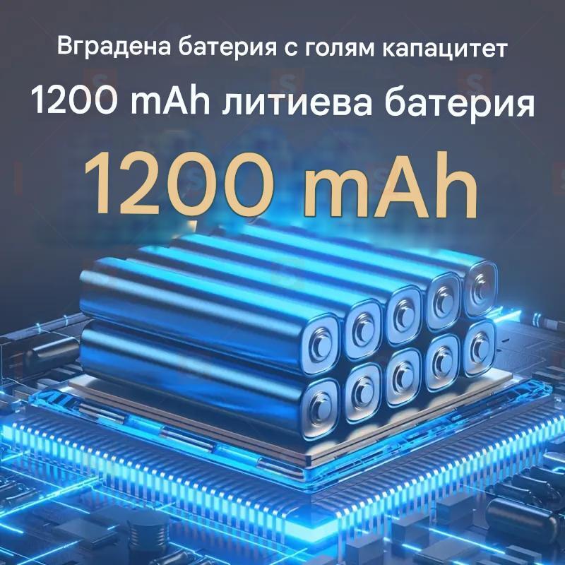 Презареждащо се с USB вакуумно устройство за запечатване с батерия 1200mAh, ментово зелено – многостепенен температурен контрол, компактен дизайн. Идеално за съхранение на храна: месо, зеленчуци, плодове, снаксове – у дома и навън.
