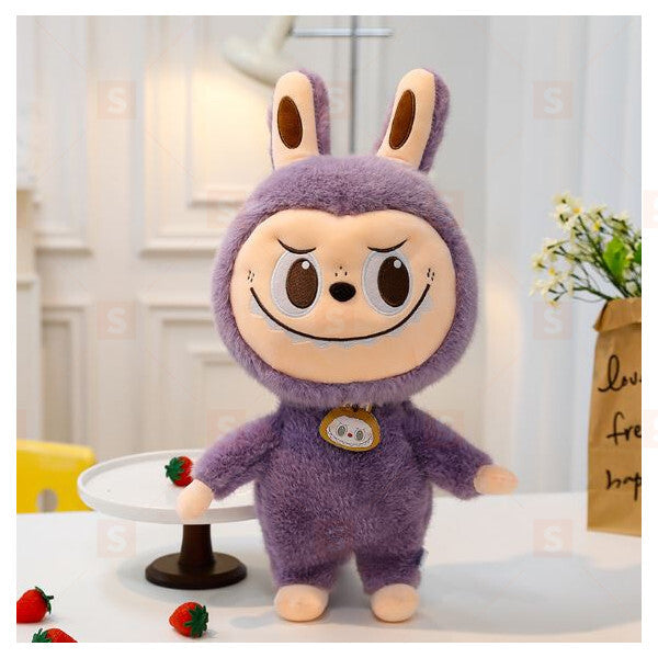 Labubu плюшена играчка 60 см – Оригинална голяма кукла от Pop Mart The Monsters, супер мека, антиалергична, за деца и колекционери