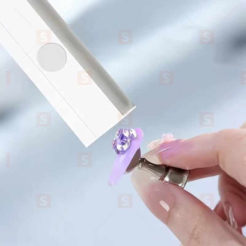 DIY LED Мини Лампа за Маникюр с USB Зареждане – Безжична и Преносима, Бързо Сушене на Гел Лак, Стилен Компактен Дизайн с Дисплей, Идеална за Домашна Употреба и Пътуване, Лека и Удобна, Идеален Подарък за Жени