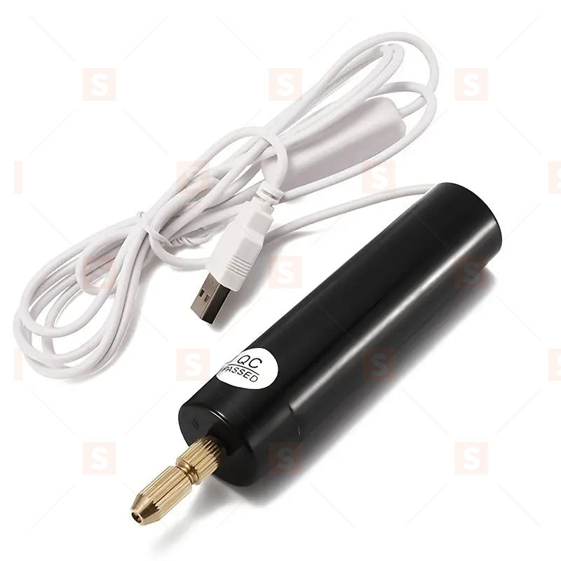Мултифункционална мини електрическа бормашина: USB 5V ръчна бормашина за пробиване и гравиране на дърво, метал, пластмаса и бижута – идеална за хоби проекти, моделиране и домашна работилница