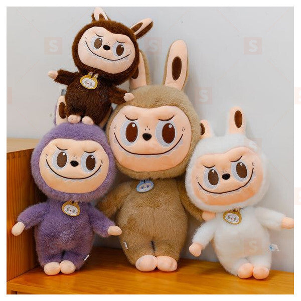 Labubu плюшена играчка 60 см – Оригинална голяма кукла от Pop Mart The Monsters, супер мека, антиалергична, за деца и колекционери