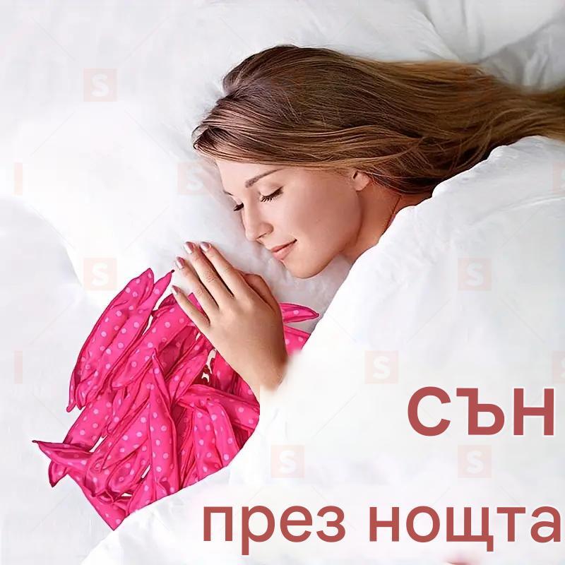 Гъвкави ролки за коса без топлина – Меки спални ролки от пяна с точки, ролки за естествени къдрици, маша за коса за жени