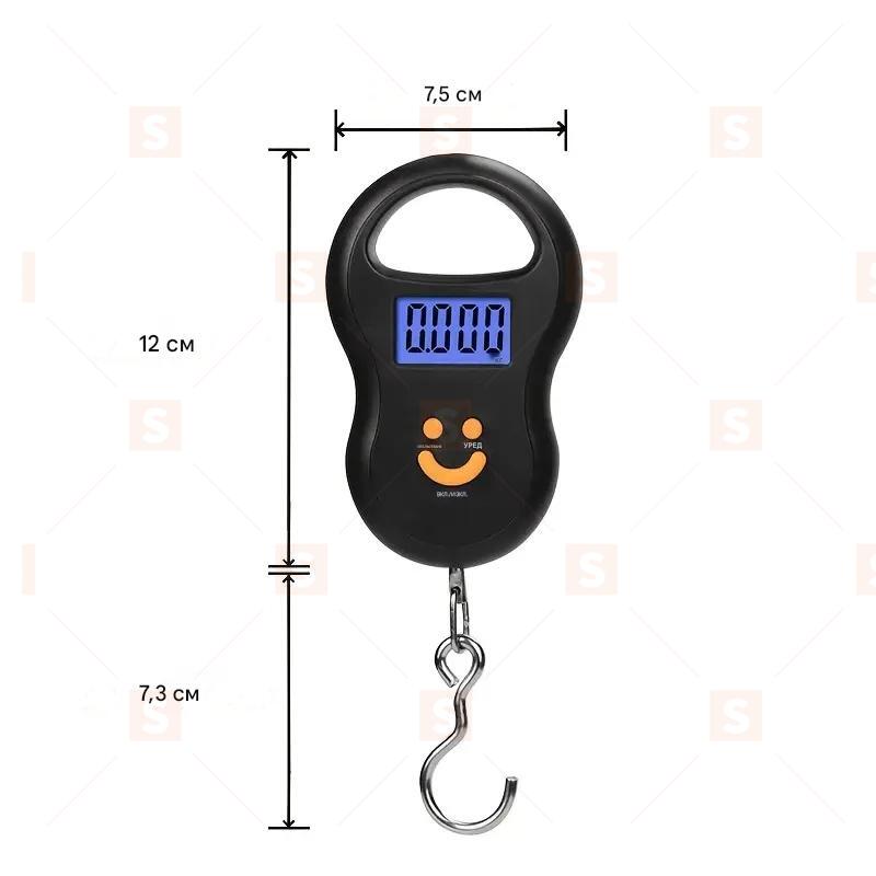 Черна електронна везна 1764oz/0.35oz (50Kg/10g) – висяща дигитална везна с LCD подсветка – прецизно измерване за риболов, багаж и джобна употреба – лесна за пренасяне, здрава и точна за всякакви тежести.