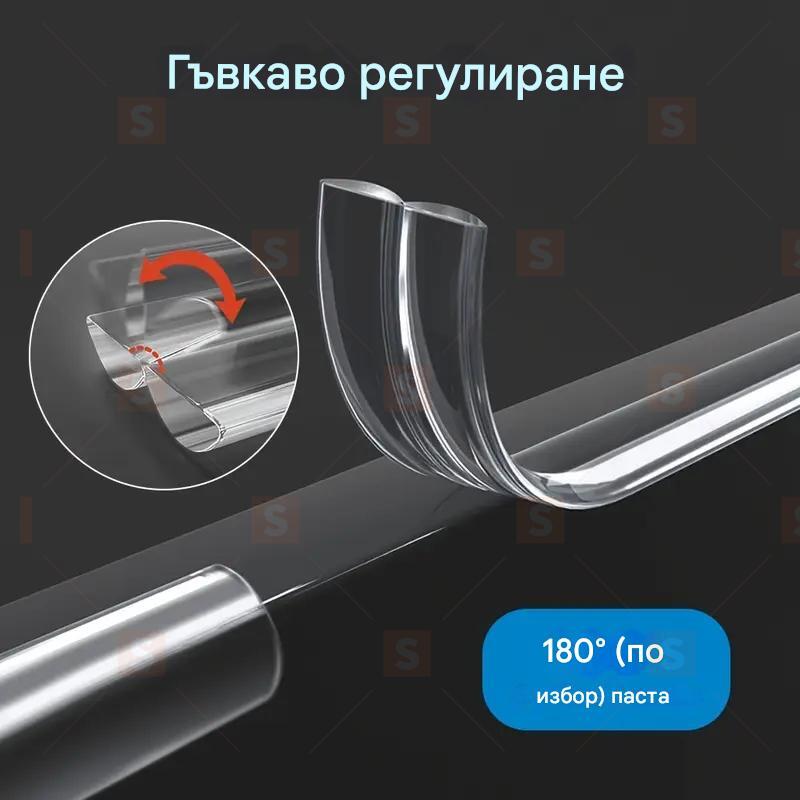 200 см предпазна лента за ръбове: Уплътнители за меки ъгли от удебелен силикон с предварително залепена здрава лепенка за защита на остри ръбове на шкафове, маси и чекмеджета.